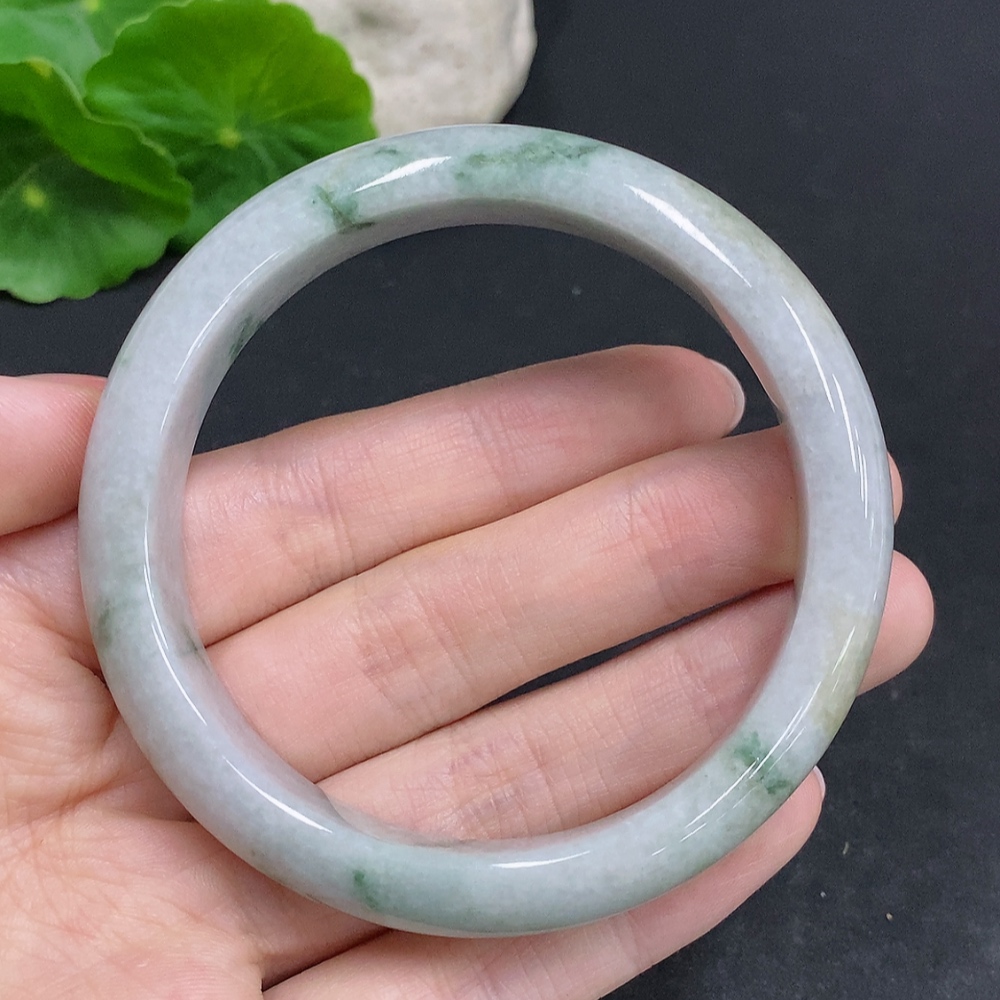 F33933733 Jadeite Round Bangle Size 57.8 Total Weight Approx.56g