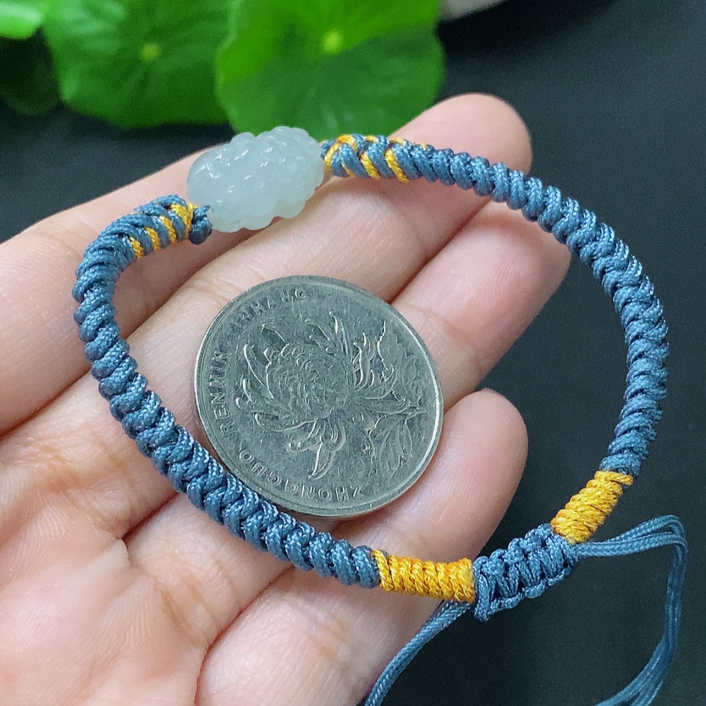 F28199676 Jadeite Hand Bracelet Total Weight Approx. 3.76g