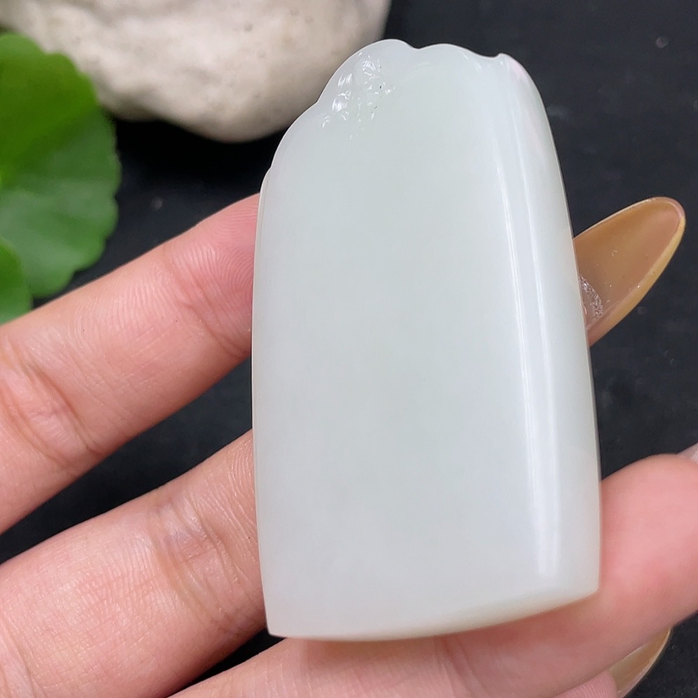 H31664395 Hetian Jade Pendant, Plain Pendant, Total Weight Approx. 37.9g