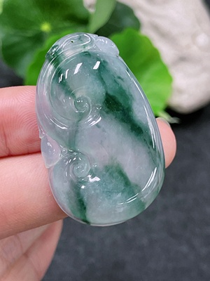 F32810707 JadeitePendant Ruyi Total Weight Approx. 11.95g