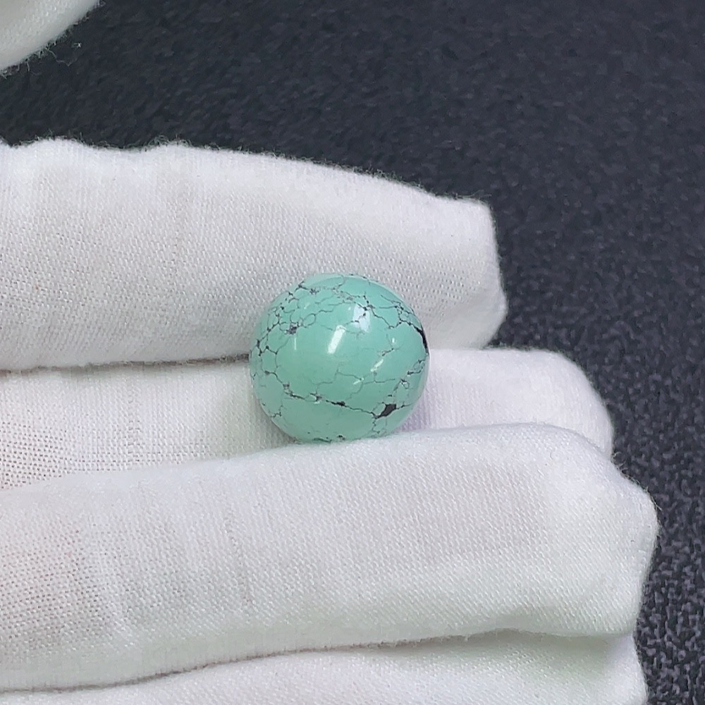 C31619254 Turquoise Jewelry with Other Mineral Components, Total Weight Approx. 5.21g, Size About 16mm