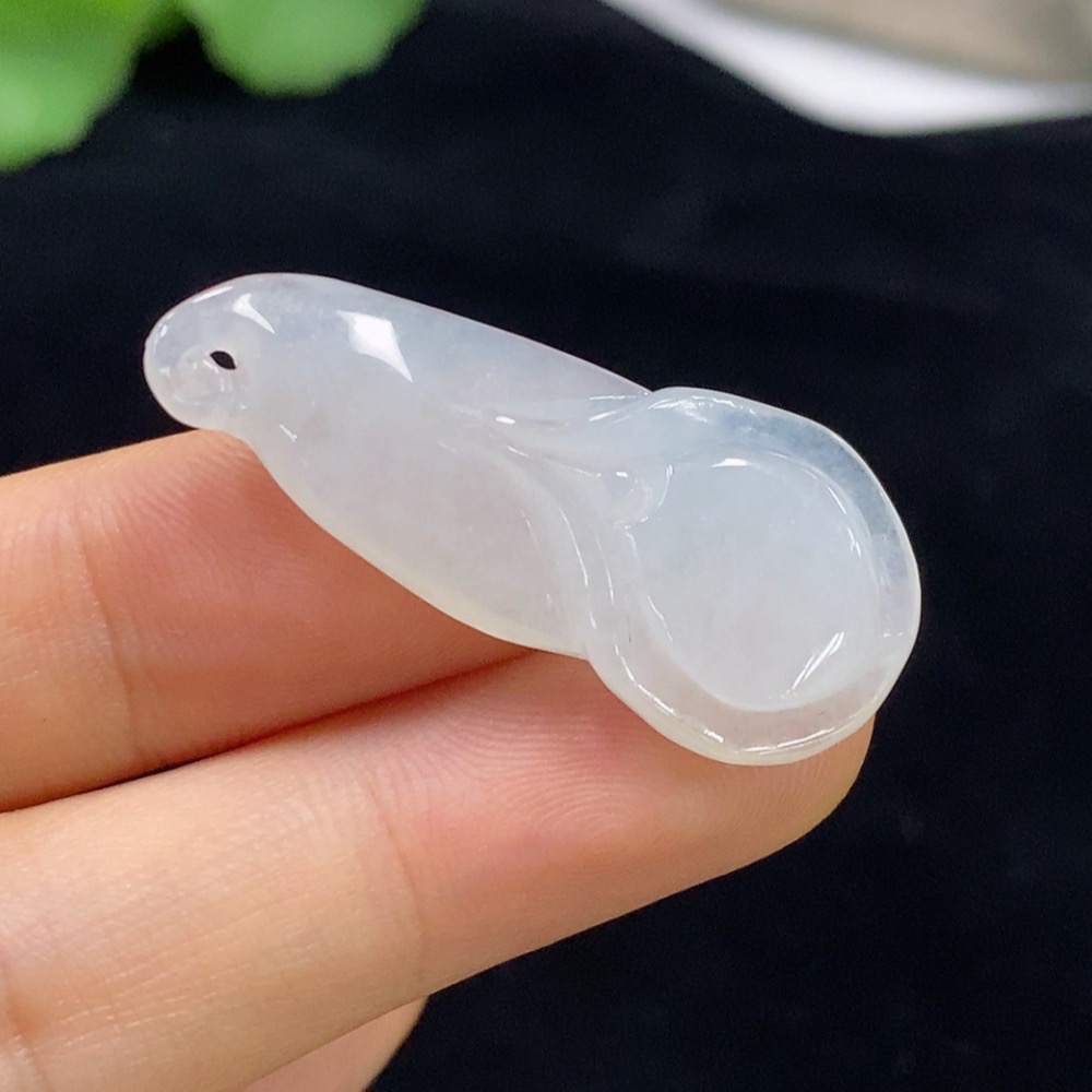 F33835948 Jadeite Flower Pendant Total Weight Approximately 5.2g