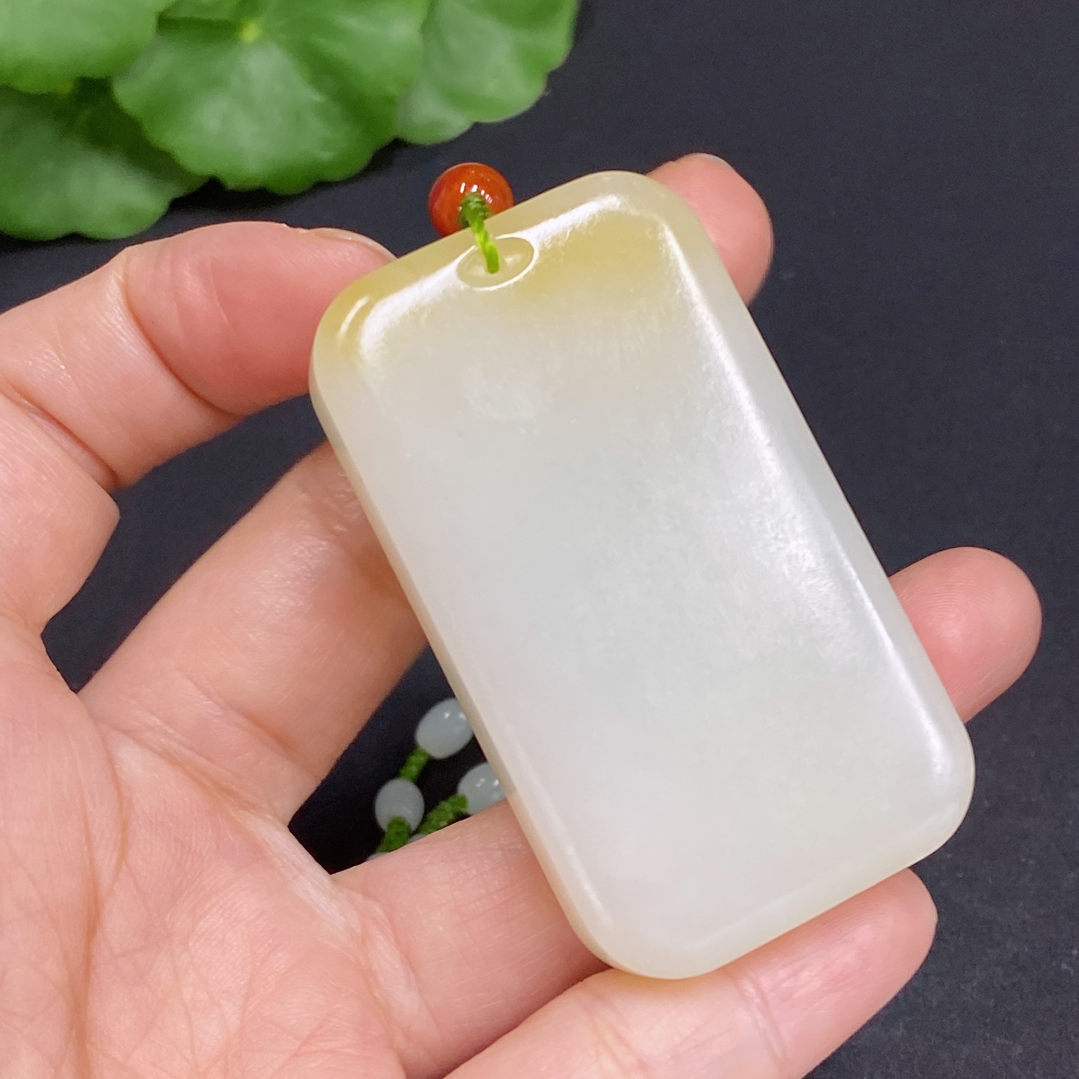 H33939921 Hetian Jade Pendant Plain Pendant