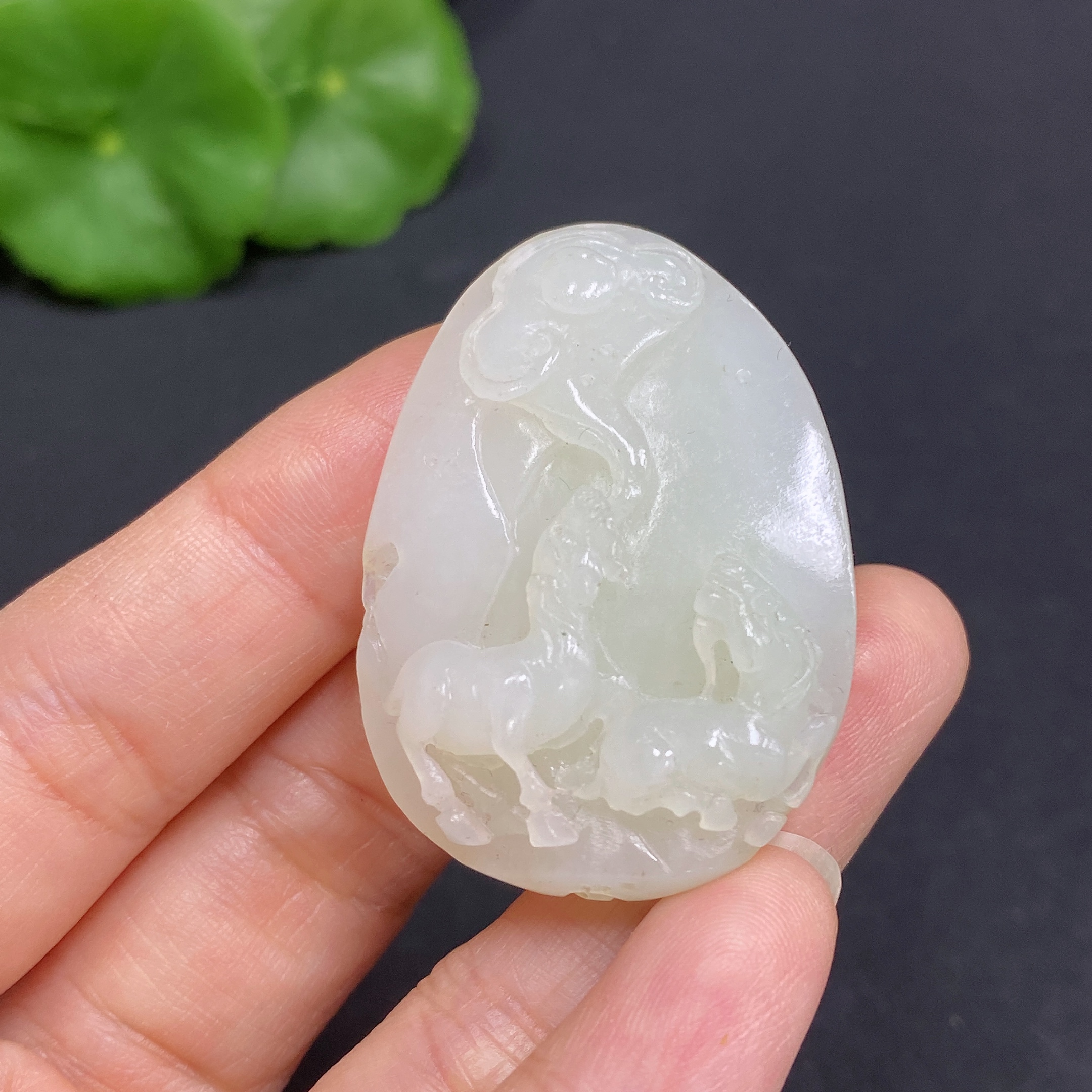 H31584407 Hetian Jade Pendant - All Wishes Fulfilled - Total Weight Approx. 19.6g