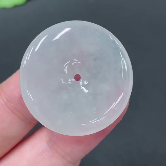F23604282 Jadeite Safety Pendant, Total Weight: 9.109g