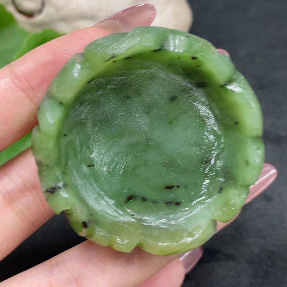 H33925410 Hetian Jade Small Inkstone