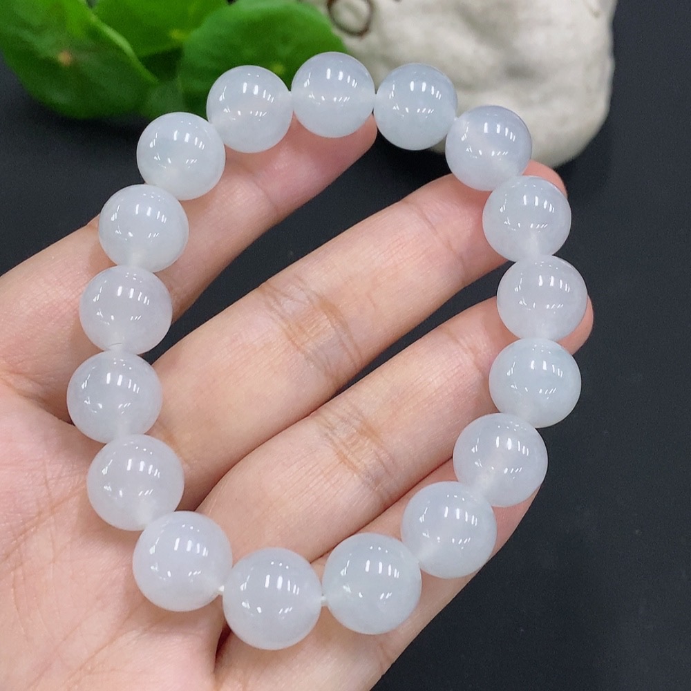 F32825102 Jadeite Beaded Necklace Approx.11.7mm Total Weight Approx.49.3g