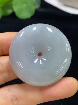 F34948155 Jadeite Peace Pendant with a total weight of approximately 37.6 grams