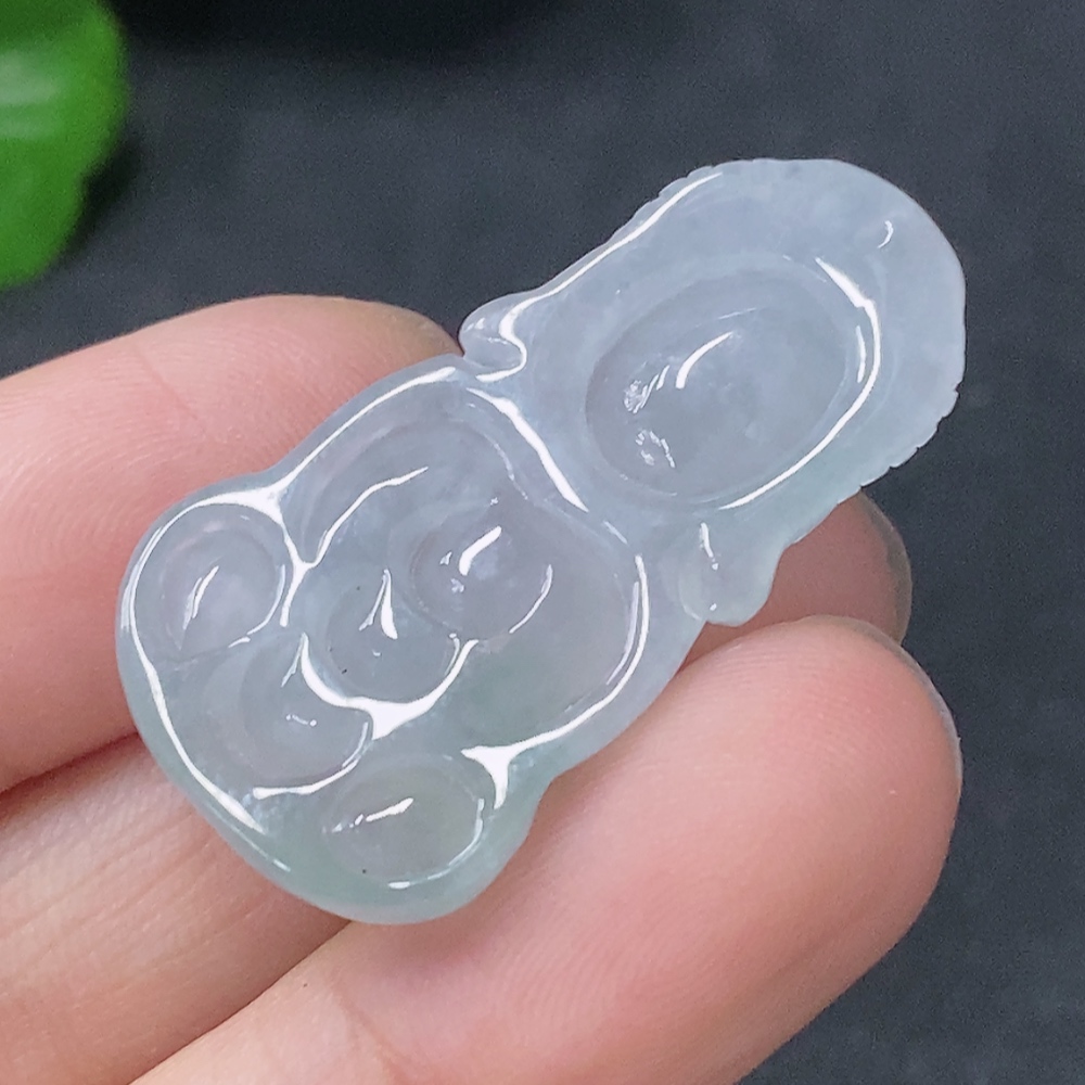 F33886939 Jadeite Pendant Baby Buddha