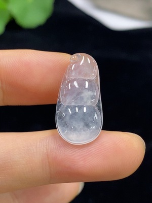 F33836168 Jadeite Lucky Bean Pendant