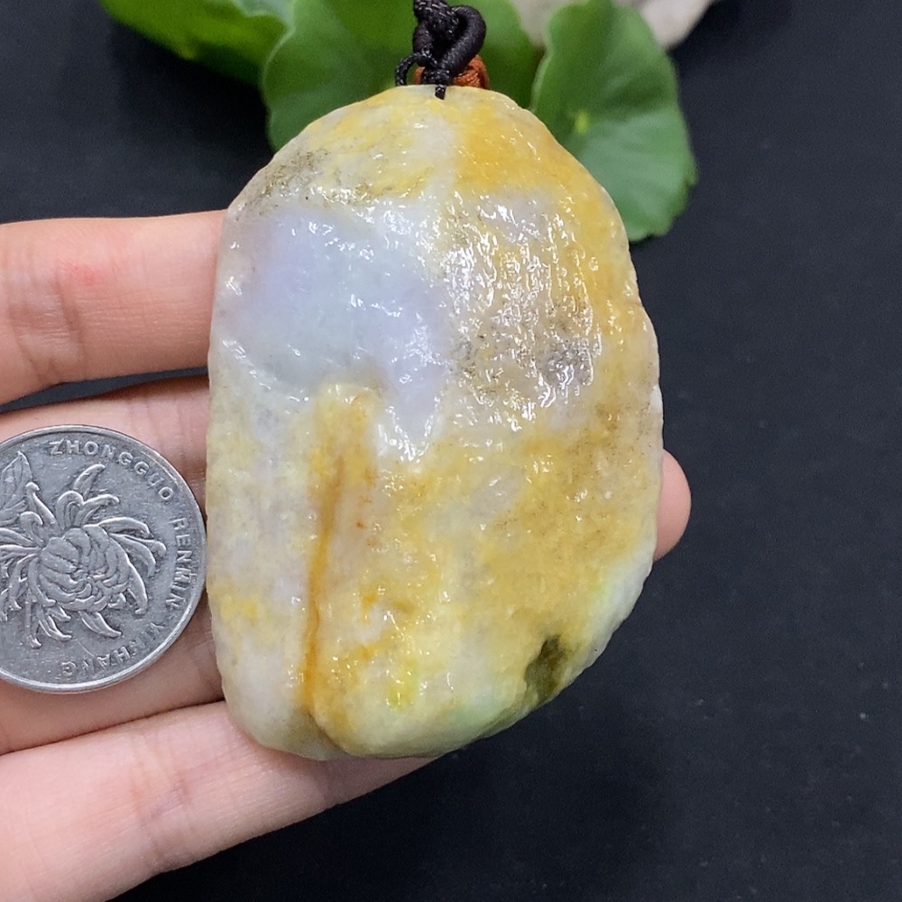 F29347361 Jadeite Pendant Total Weight Approx. 64.39g Color Origin Undetermined