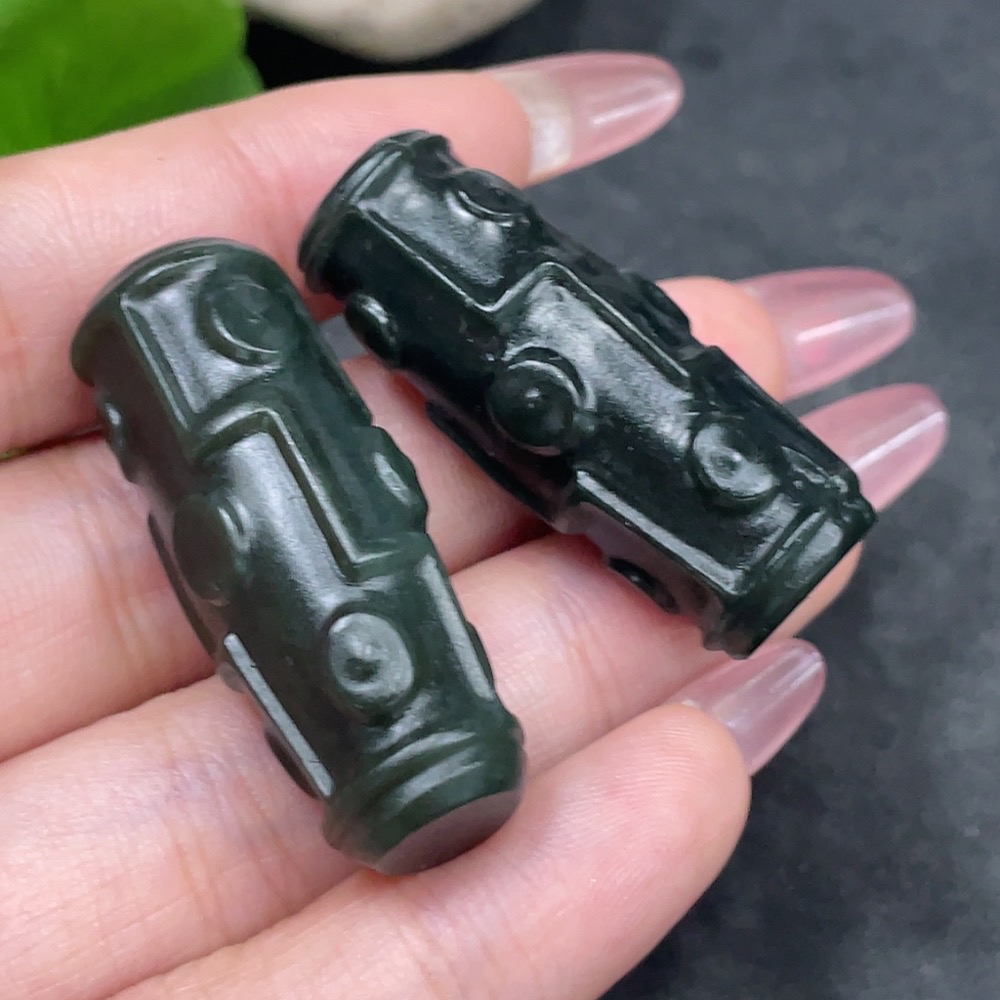 H33944343 Hetian Jade Pendant Tianzhu Total Weight About 30.1g