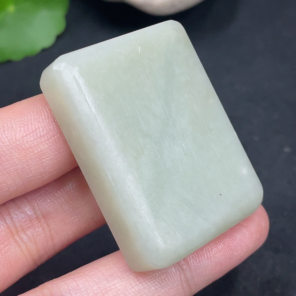 H31581404 Hetian Jade Pendant Plain Pendant Total Weight Approx. 34.3g