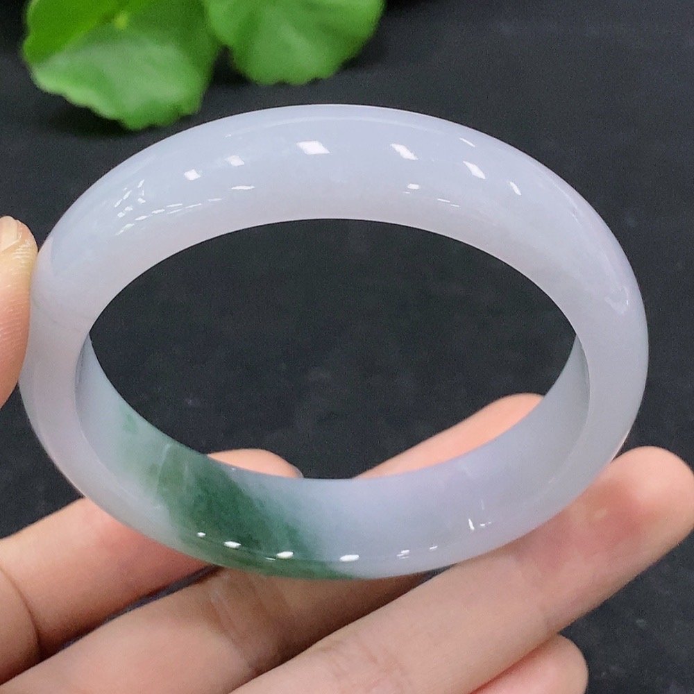 F31683607 Jadeite Regular Bangle 53.9 Inner Diameter Total Weight Approx. 48.85g