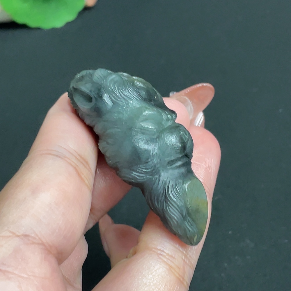 H35100381 Hetian Jade Pendant, Total Weight Approx. 36g, Undetermined Skin Color Origin