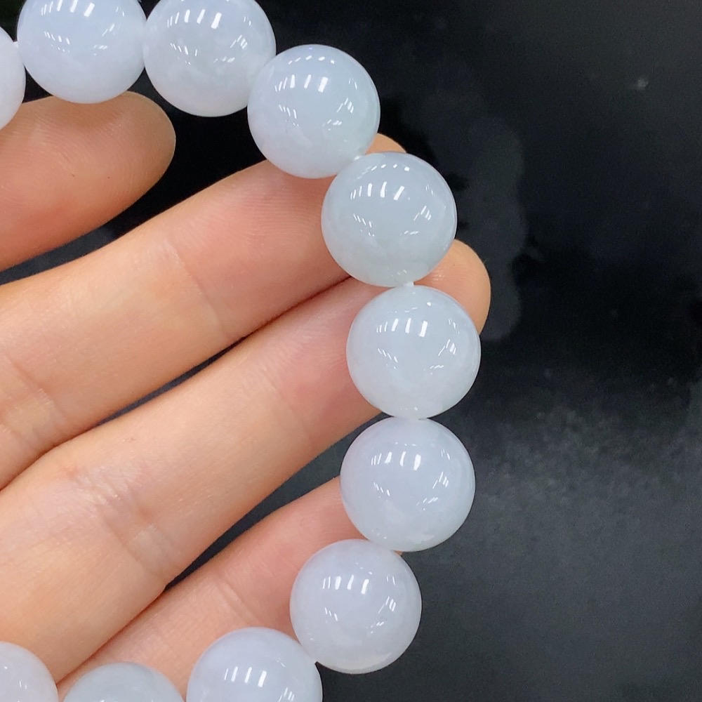 F27172040 Jadeite Bracelet Size 12.2mm Approx. Total Weight About 51.73g