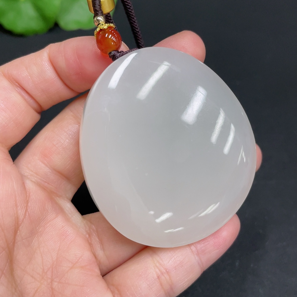 H34052052 Hetian Jade Pendant, Plain Pendant