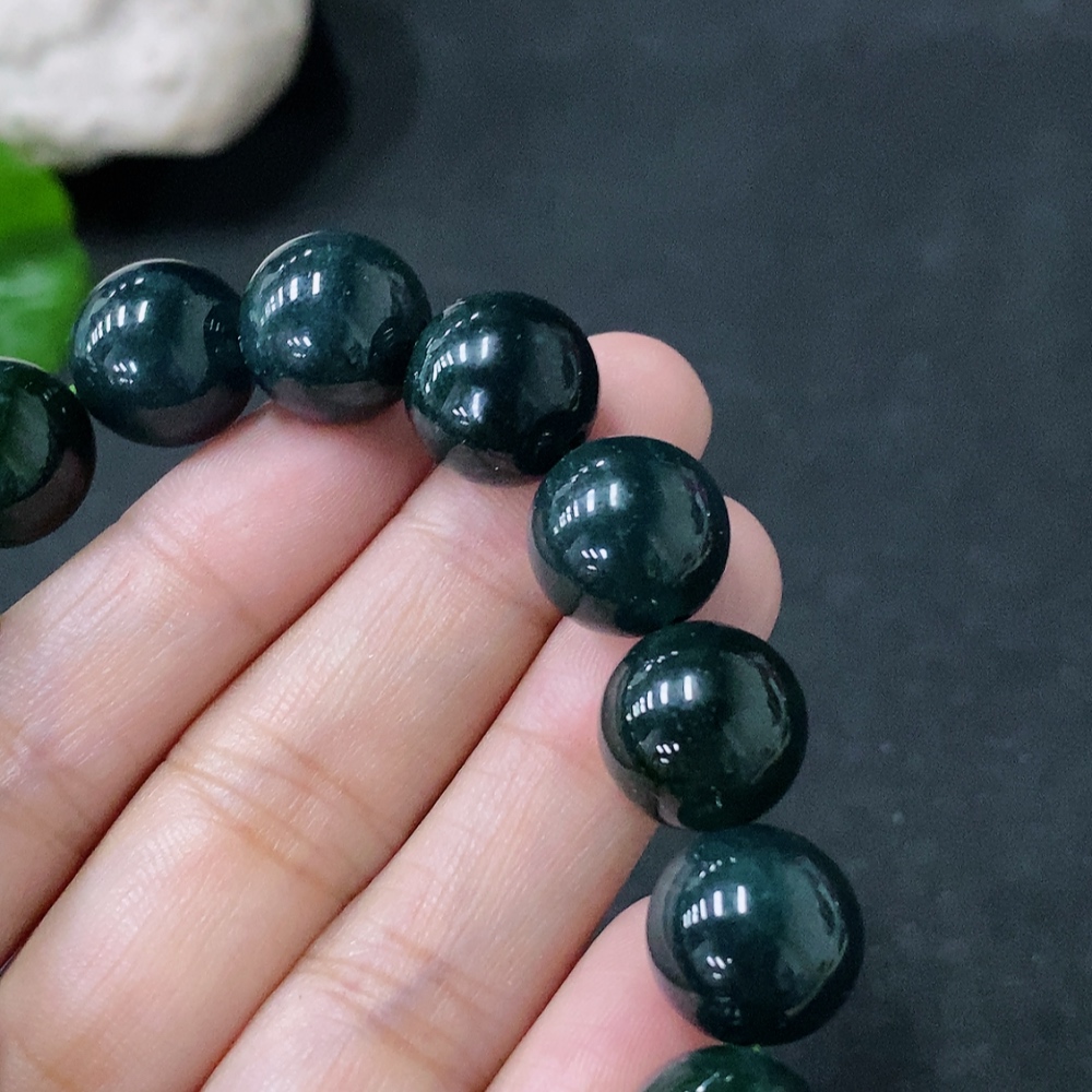 F33850079 Jadeite Bracelet Approx.12.7mm Total Weight Approx.55.88g