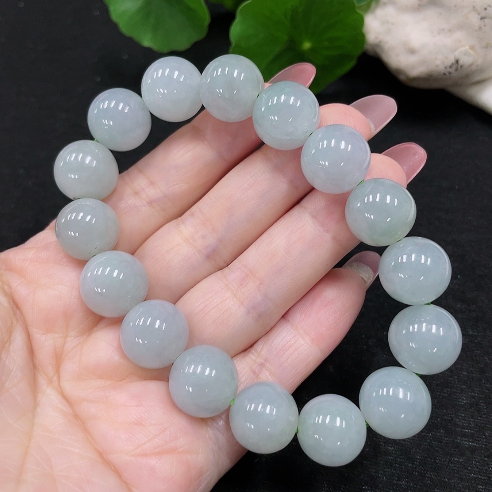 F32809564 Jadeite Bracelet, Approx. 13.3mm, Total Weight Approx. 64.3g