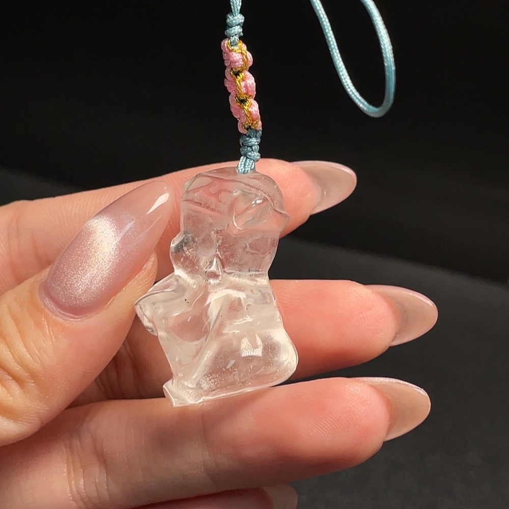 C34009192 Crystal Pendant Total Weight Approx. 16.73g With Rope