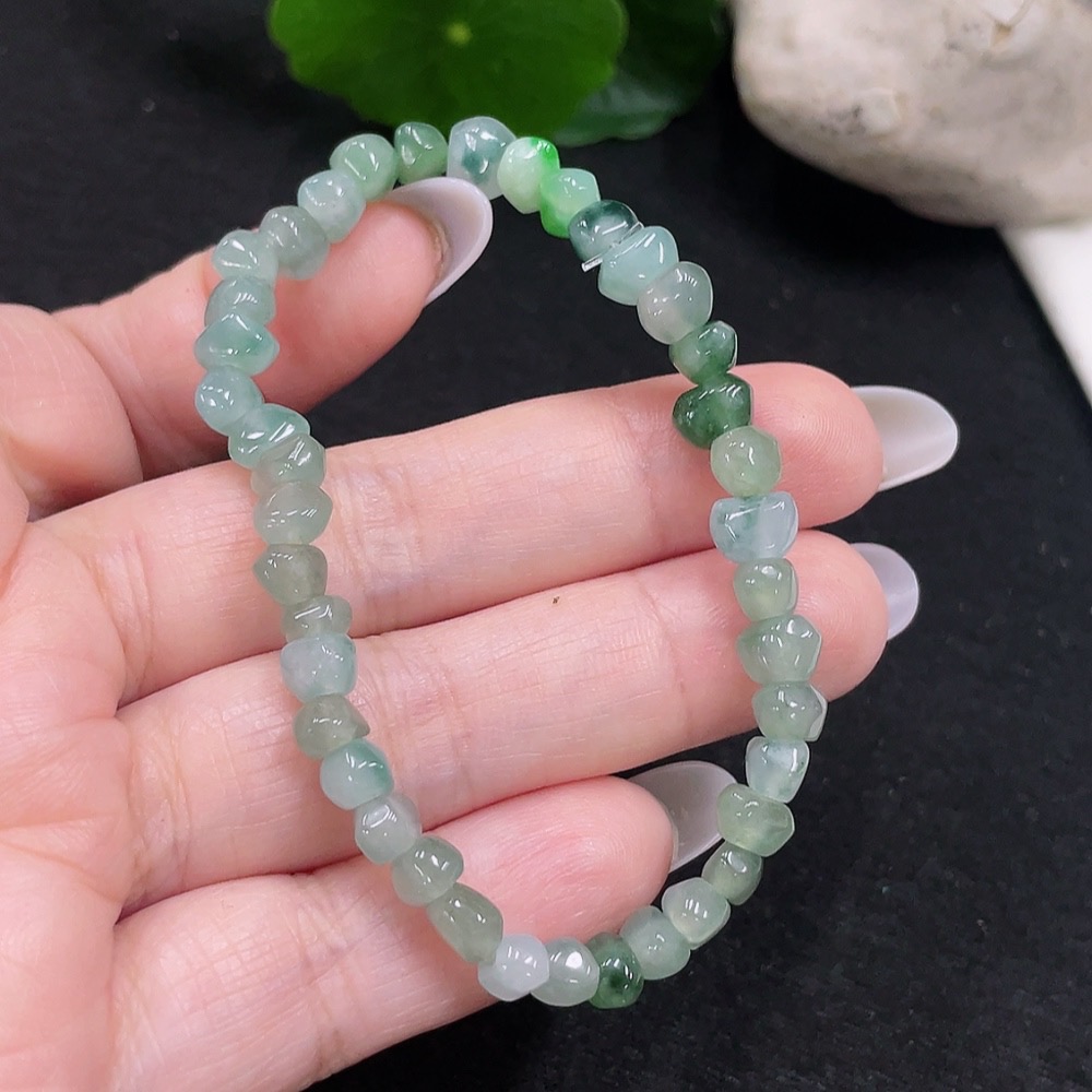 F33916518 Jadeite Bracelet Total Weight About 9.4g