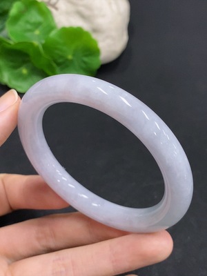 F33876831 Jadeite Round Bangle, Total Weight Approx. 47.7g, Size 55