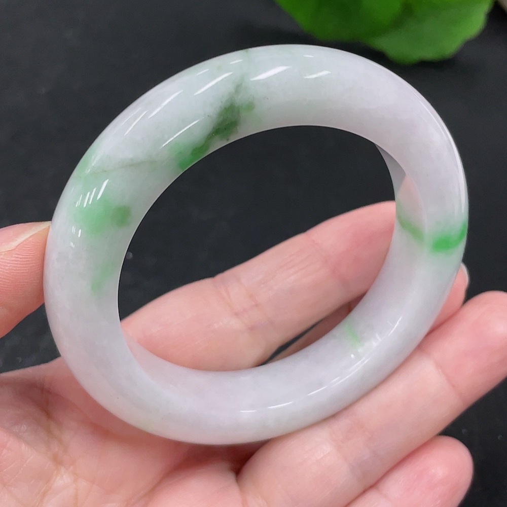 F29344755 Jadeite Round Bracelet Size 50.4 Total Weight Approx. 63.6g (with other mineral components)