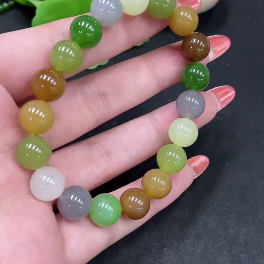 H35084501 Hetian Jade Bracelet, Approx. 9.7mm, Total Weight About 29g