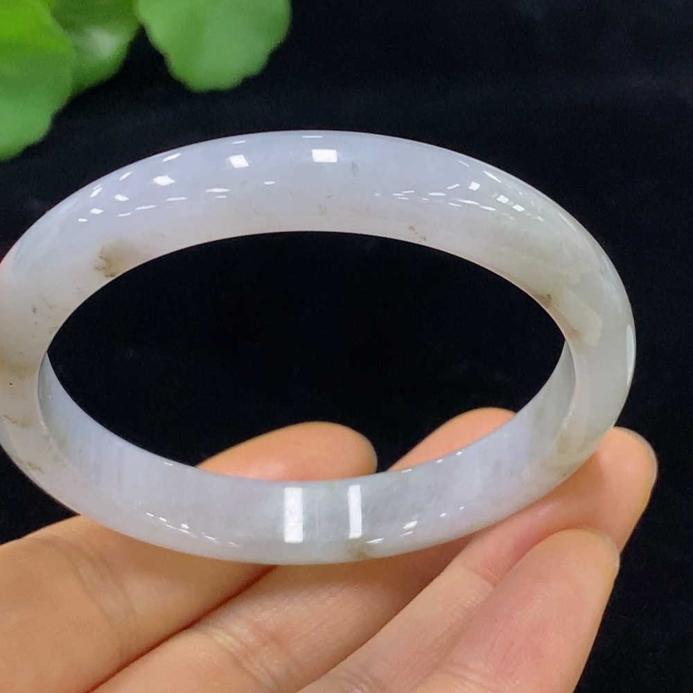 F34045133 Jadeite Round Bangle Size 53.3 Total Weight Approx. 33.68g