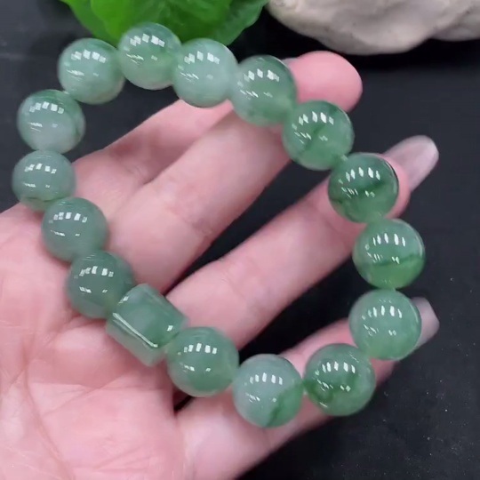 F35128424 Jadeite Bracelet  13/11.5mm approx.  Total weight approx. 59.19g