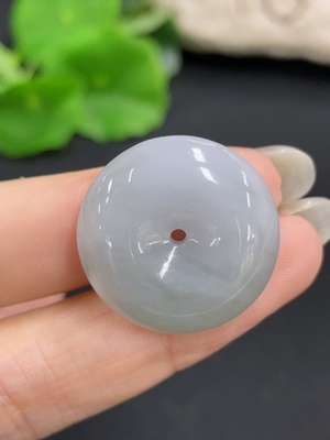 F41950093 翡翠挂件 平安扣 货品总重约9.3g