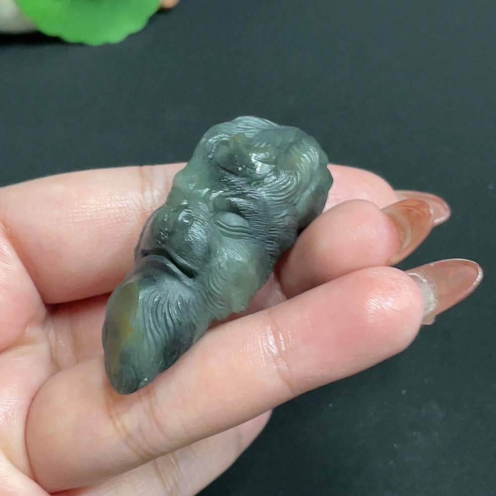 H35100381 Hetian Jade Pendant, Total Weight Approx. 36g, Undetermined Skin Color Origin