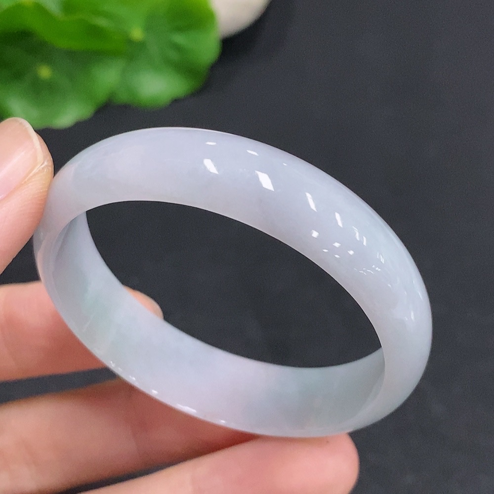 F33830711 Jadeite Round Bracelet Total Weight About 22g Size 46.6