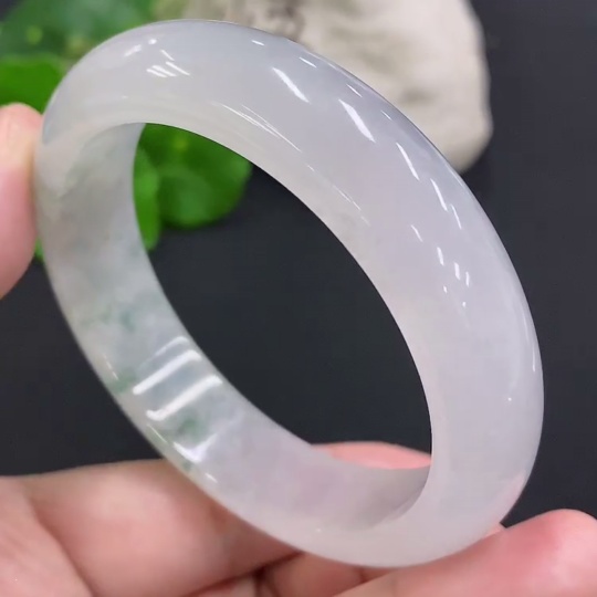 F31647777 Jadeite Round Bracelet Size 55.7 Total Weight Approx. 63.7g