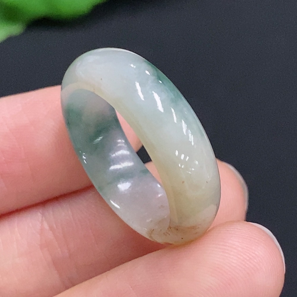 F32739813 Jadeite Ring Total Weight Approx. 4.2g Size 19