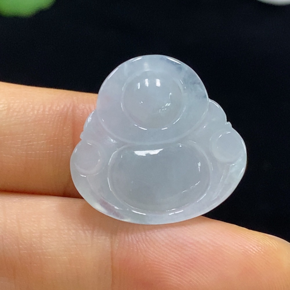 F35095602 Jadeite Buddha Pendant Total Weight Approx. 4.05g