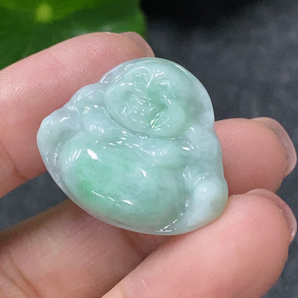 F34998312 Jadeite Pendant Buddha, total weight approximately 3.73g