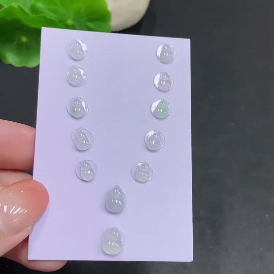 F34035695 Jadeite Inlaid Pieces Sell as a Lot