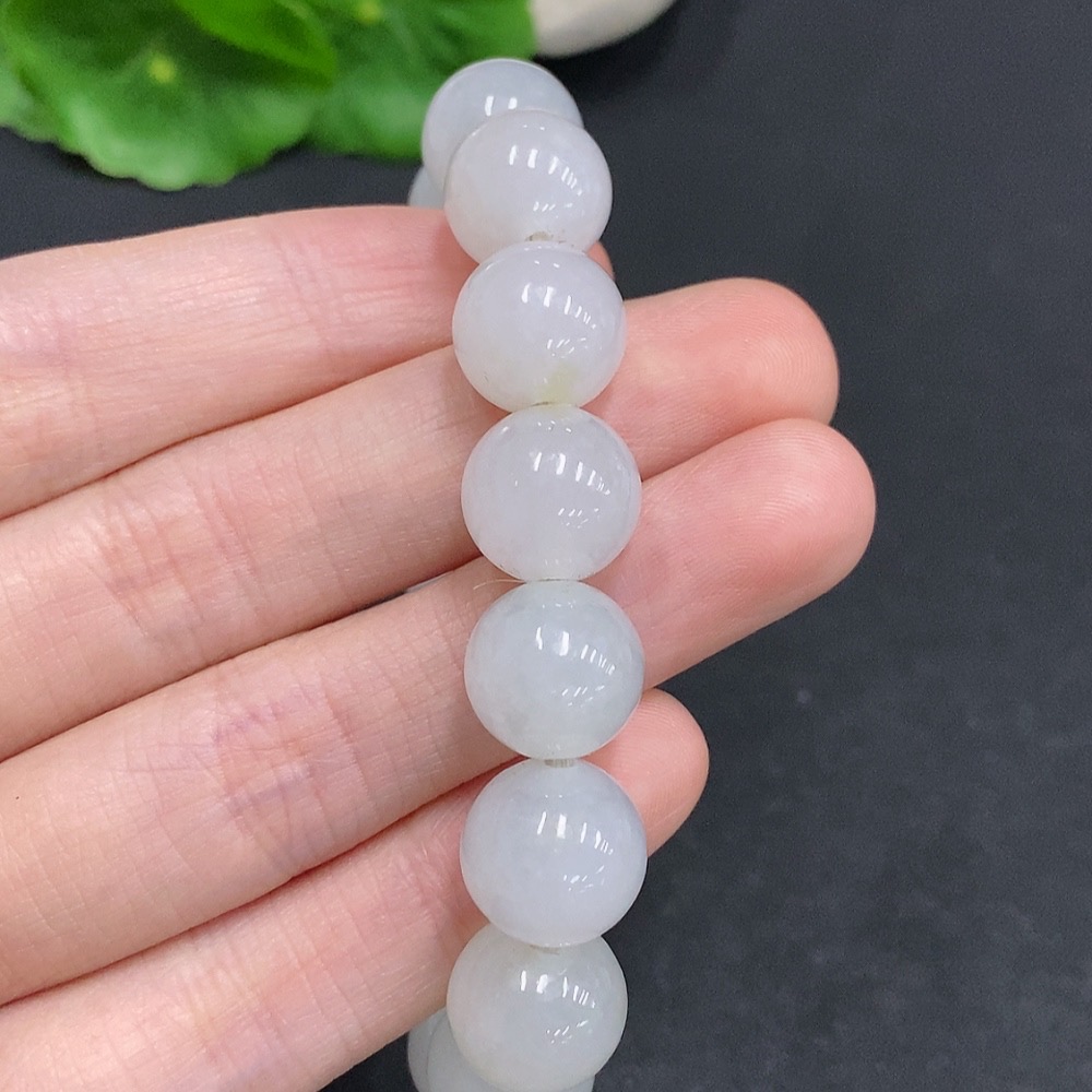 F33906441 Jadeite Bracelet Total Weight About 48g Size Approx.12mm