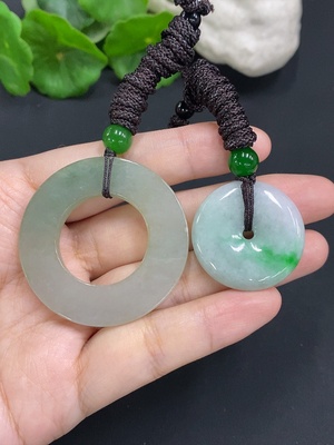 F34069848 Jadeite Pendant Sell as a Lot (Beads Non-A)
