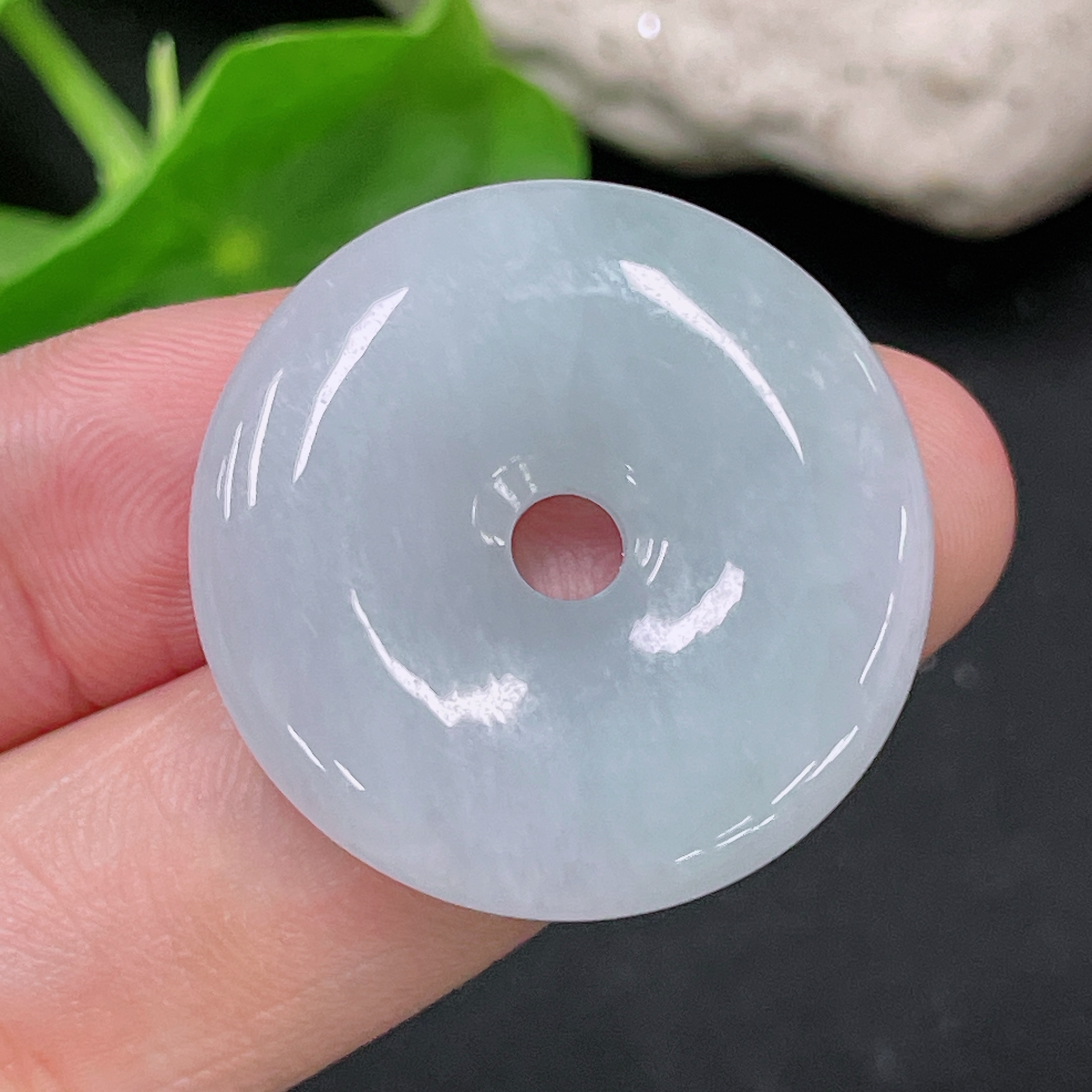 F33944185 Jadeite Safety Buckle Pendant Total Weight Approx. 9g