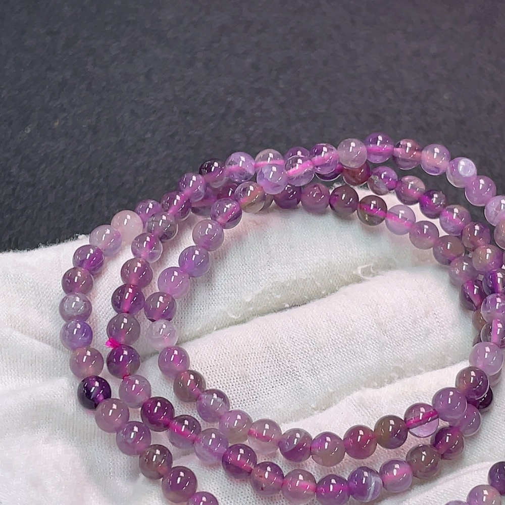 C33850812 Crystal Beaded Strand Total Weight Approx. 17.12g Size About 4.6mm