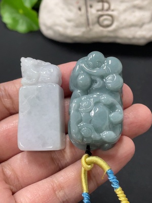 F33836623 JadeitePendant Seal Pixiu