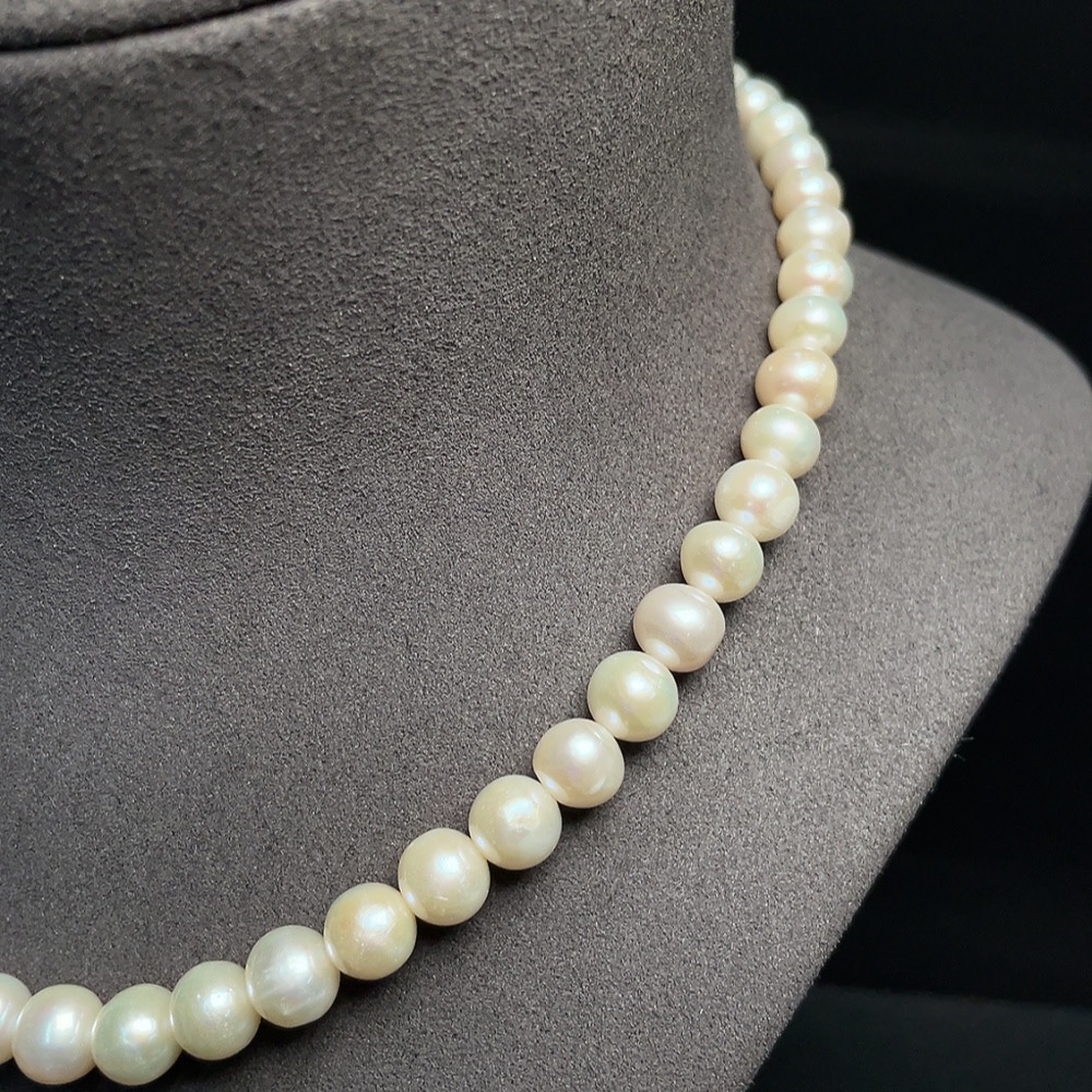 C34008856 Pearl Strand Non-Gold Total Weight Approx. 37.14g Size 6.9-8.8mm