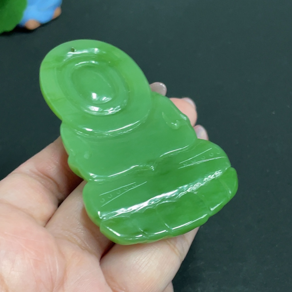 H27061988 Hetian Jade Pendant Guanyin Total Weight About 54g