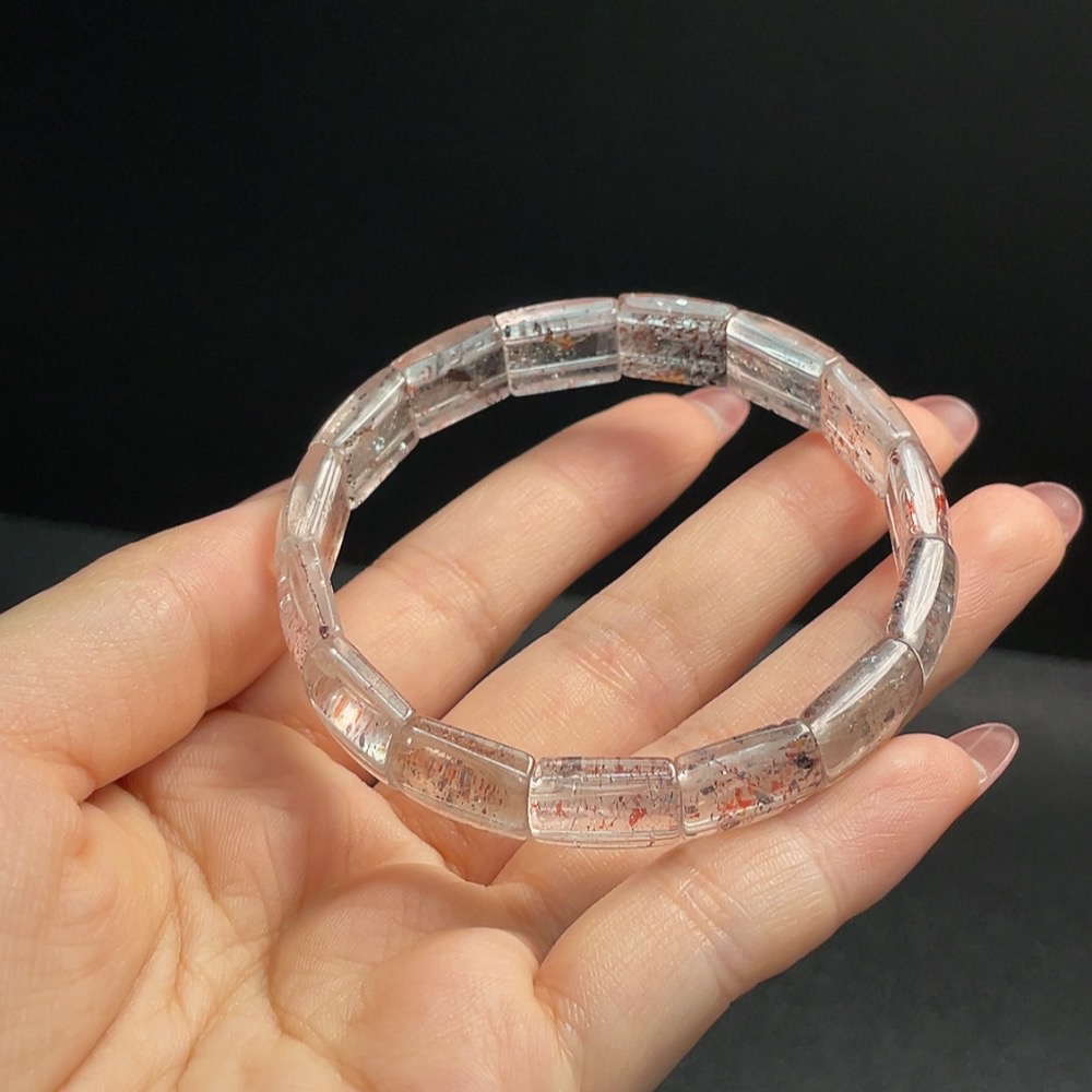 C28276641 Crystal Bracelet 10mm Approx. Total Weight About 22.49g