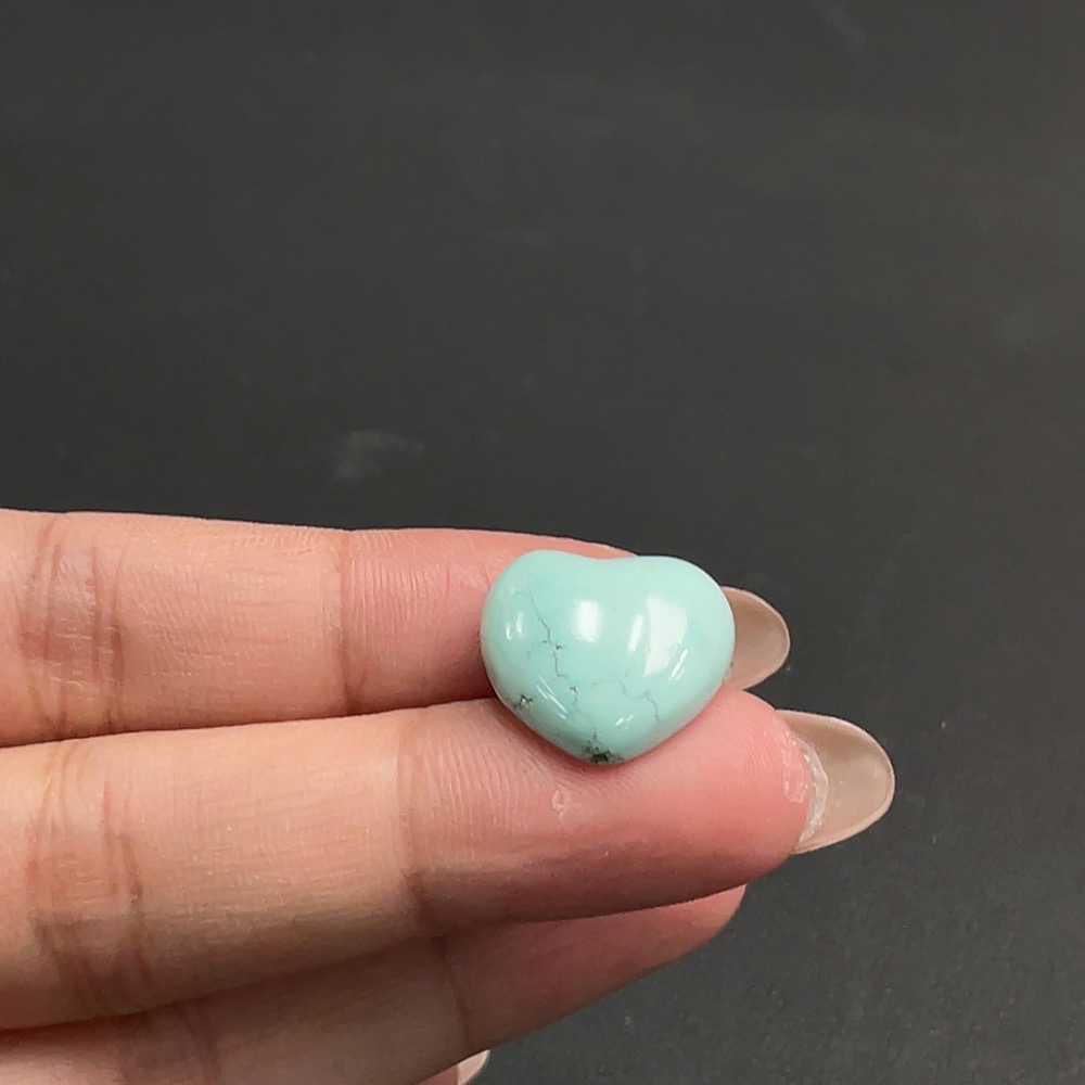 C22440966 Turquoise Inlay Total Weight Approx. 2.09g Containing Other Mineral Components