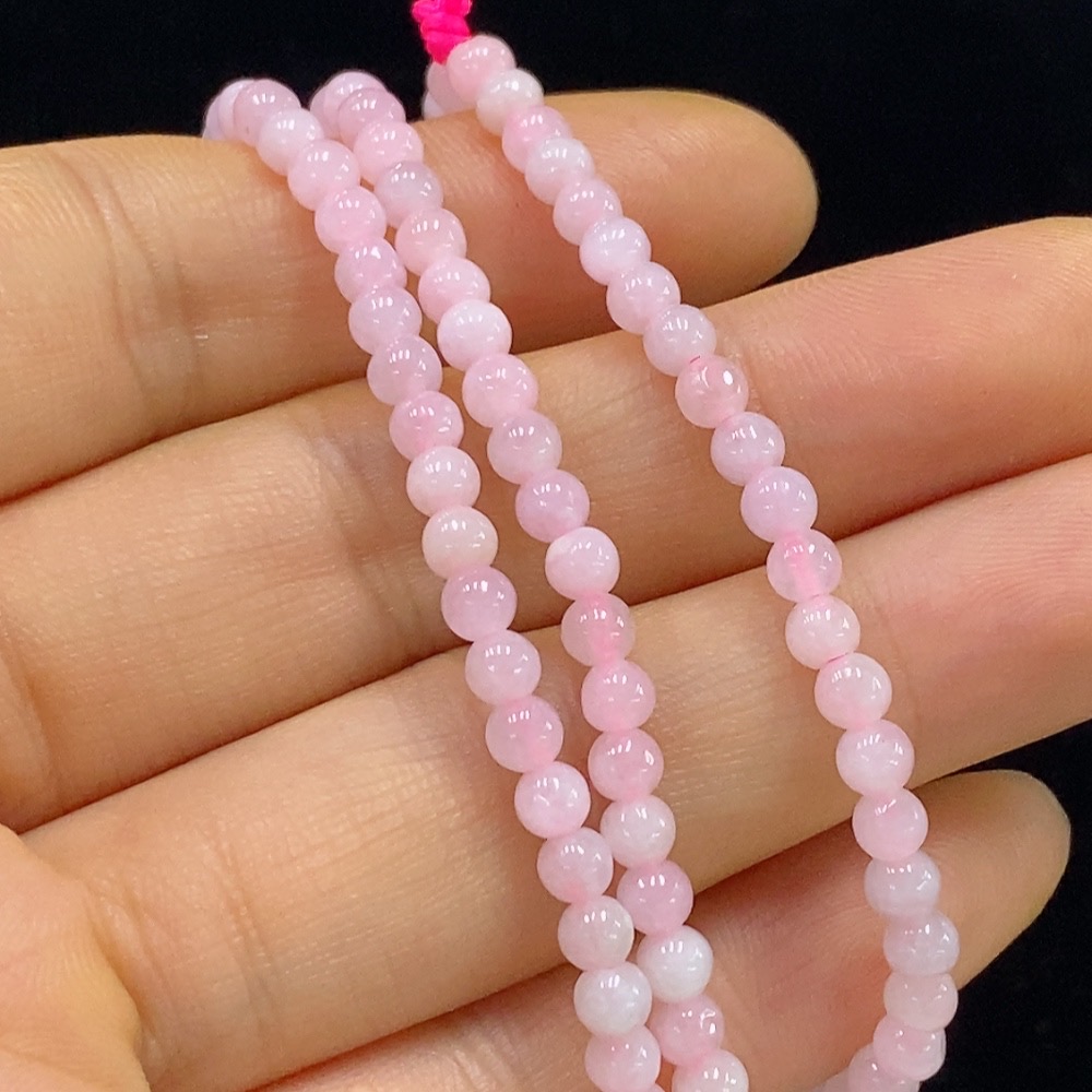 F34025357 Jadeite Bead Necklace Approximately 3.6mm Bead Size Total Weight About 15.19g