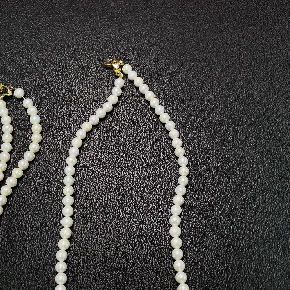 C34007315 Pearl Beaded Necklace Non-Gold Total Weight Approx. 33.19g Sell as a Lot