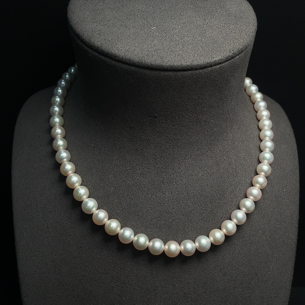 C26009496 Seawater Pearl Strand Necklace Non-Gold Setting Approx. 7.2mm Total Weight About 36.53g
